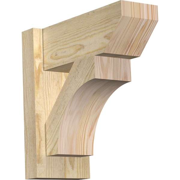 Ekena Millwork Westlake Slat Rough Sawn Outlooker, Douglas Fir, 6"W x 14"D x 14"H OUT06X14X14WTL06RDF - main